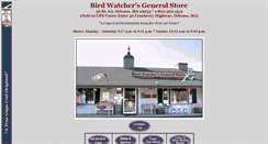 Desktop Screenshot of birdwatchersgeneralstore.com